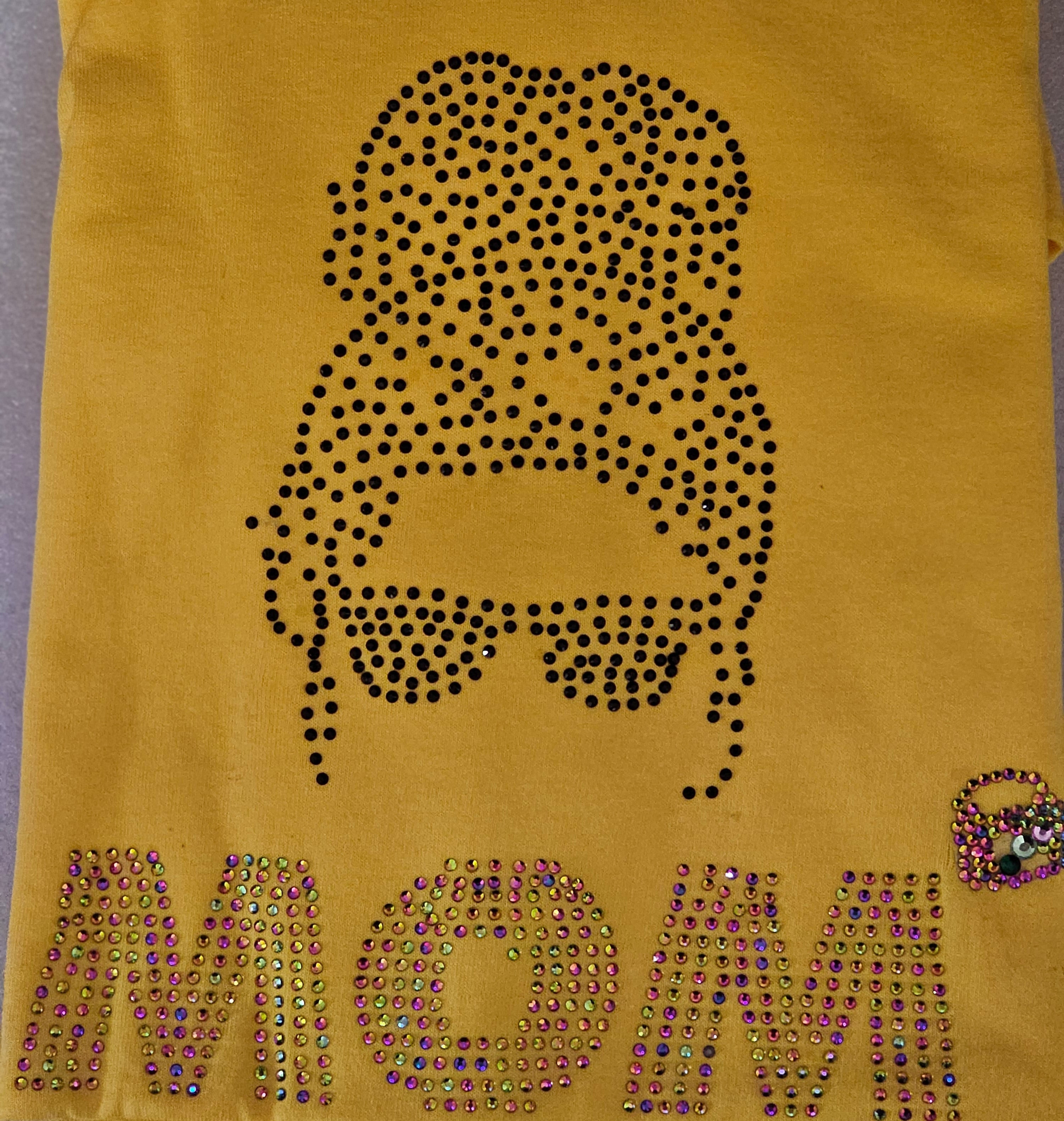 Mom Rhinestone T-Shirt