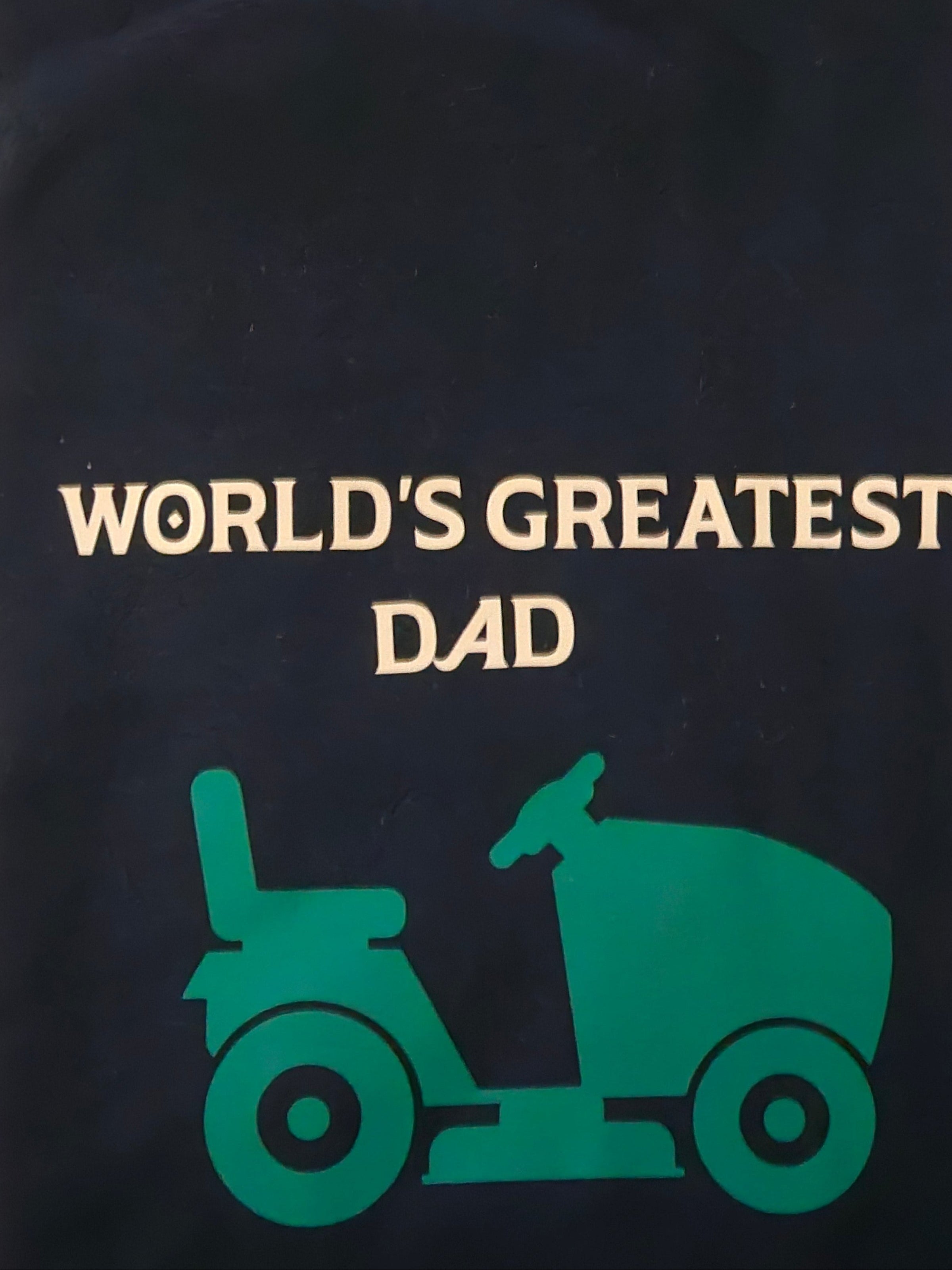 Worlds Greatest Dad T-Shirt Lawnmower